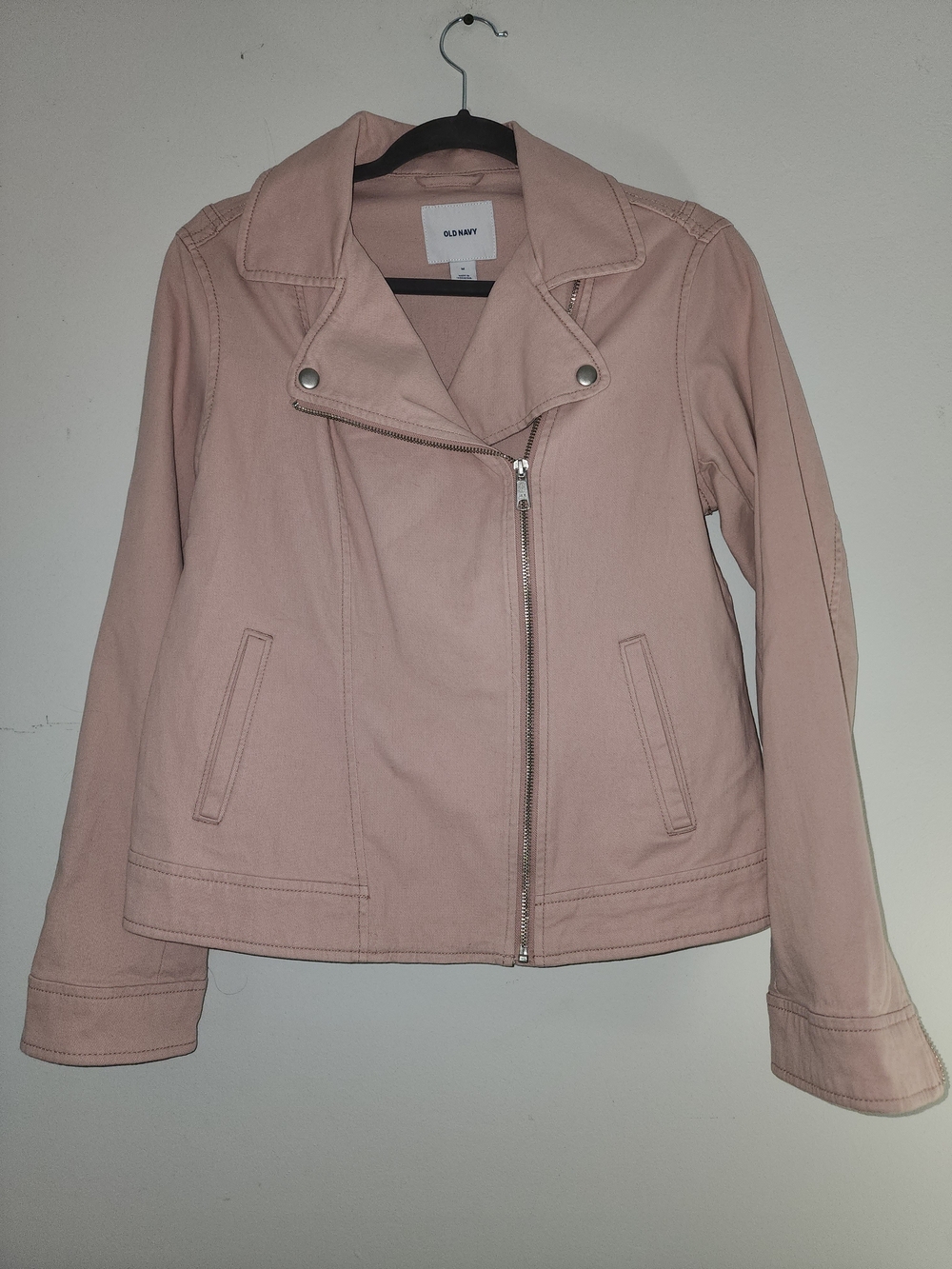 Old Navy Women's Dusty Pink Moto Jacket M